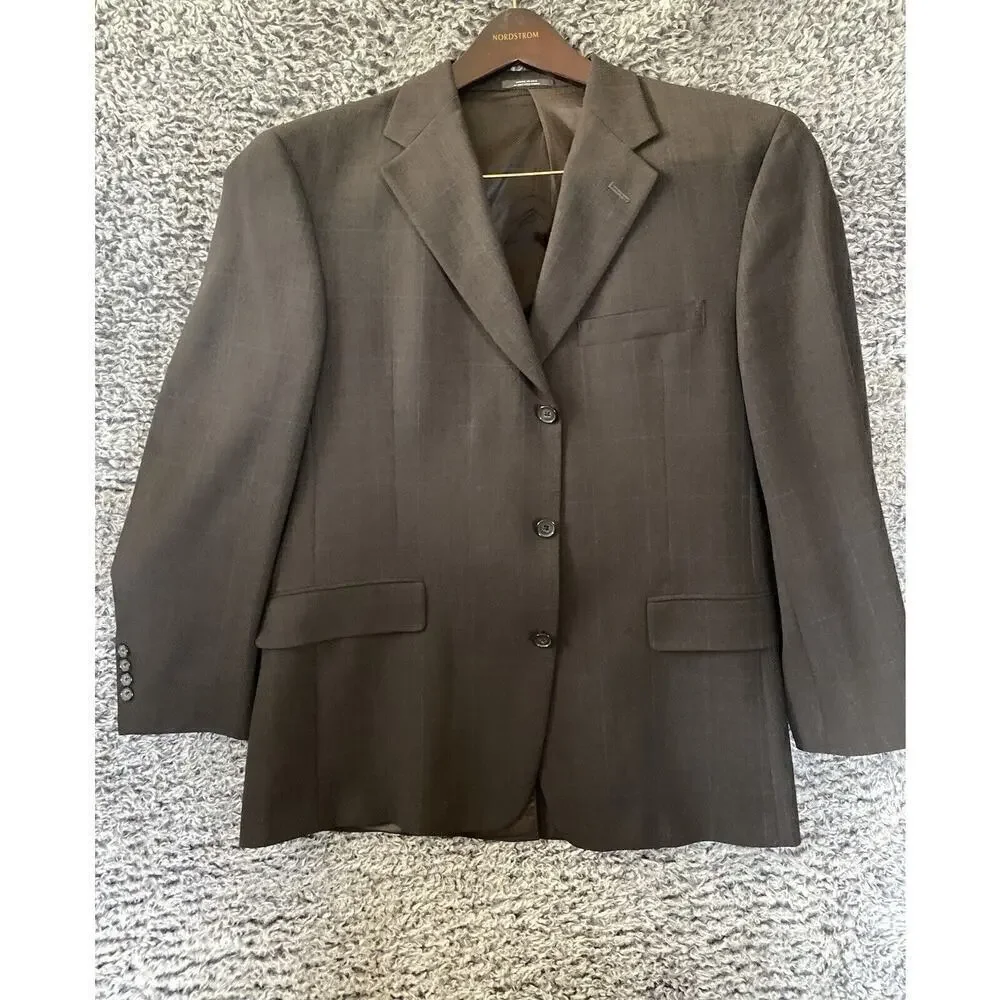 Austin Reed Mens Blazer Sport Coat Casual Jacket Size 42 R Wool Made In USA